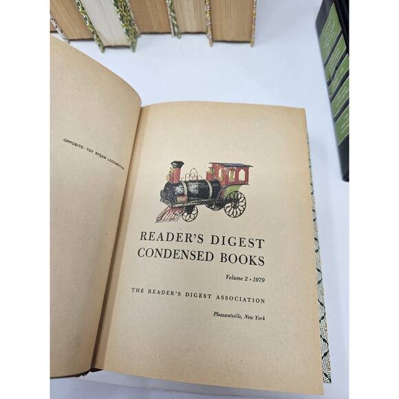 Readers Digest Condensed Books Lot of 10 First Edition Home Decor MCM Library - Picture 15 of 16